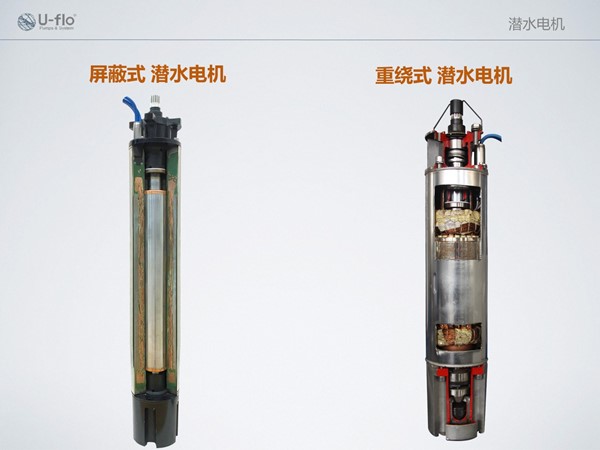 潛水電機的基本結構