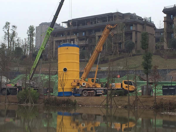 重慶市璧山區秀湖綠島污水干線工程一體化預制泵站項目